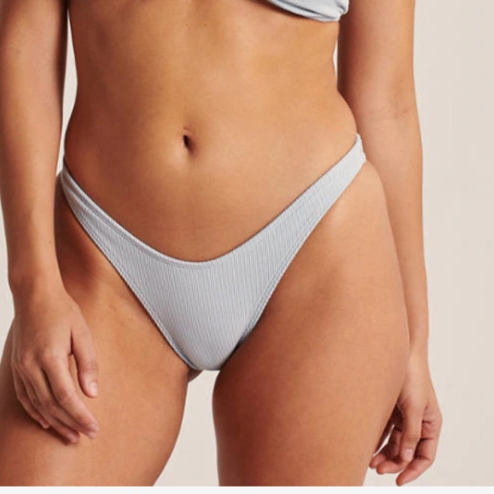 Abercrombie high cut cheeky bikini bottom small